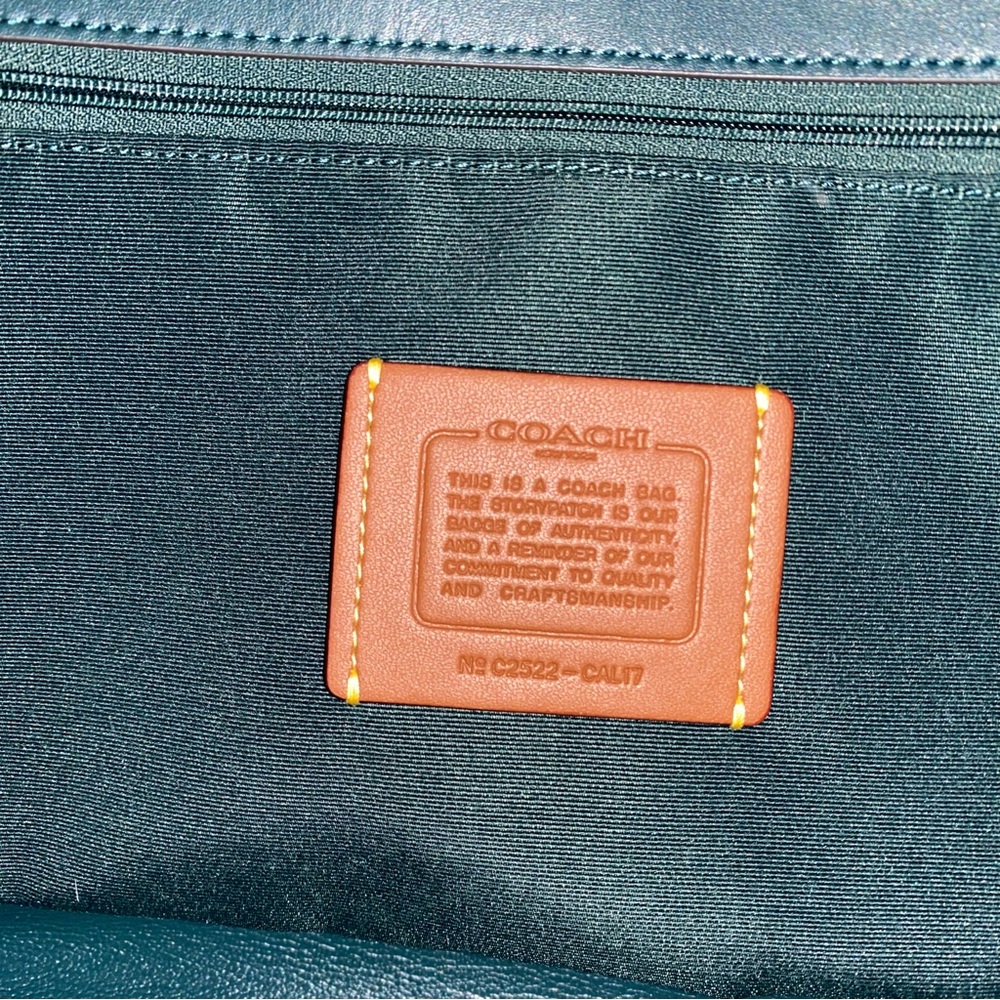 Coach pebble leather Hadley Tote bag New - Picture 8 of 12